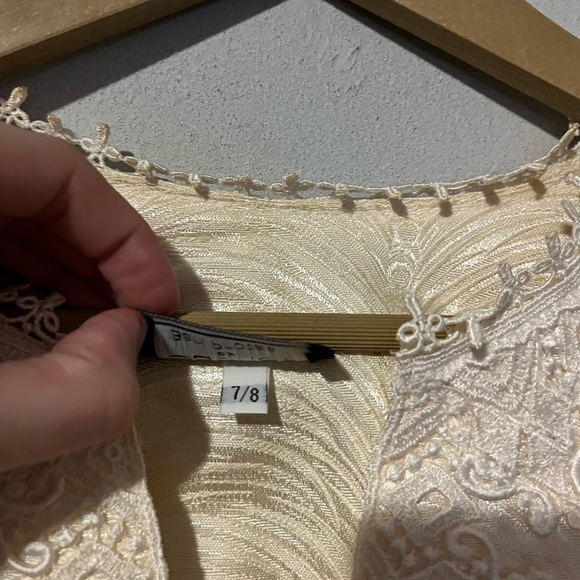 Cachet By Bari Protas Vintage 80’s Ivory White Lace Wedding Set - Size 7/8 - Picture 8 of 16